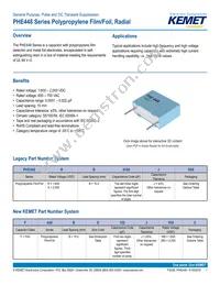 PHE448SB3330JR06 Datasheet Cover