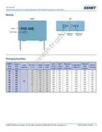 PHE448SB3330JR06 Datasheet Page 9