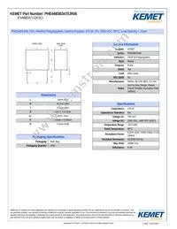 PHE448SB3470JR06 Datasheet Cover