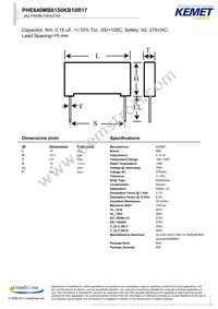 PHE840MB6150KB10R17 Datasheet Cover