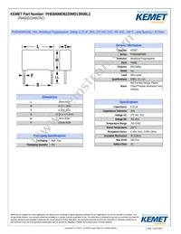 PHE840MD6220MD13R06L2 Datasheet Cover