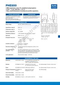 PHE850EF6470MF14R06L2 Datasheet Cover