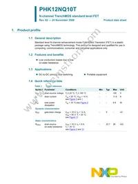 PHK12NQ10T Datasheet Page 2