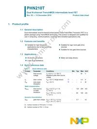 PHN210T Datasheet Page 2