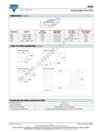 PHP02512E3012BBT5 Datasheet Page 2