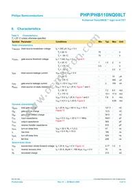 PHP110NQ08LT Datasheet Page 5