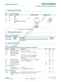 PHP160NQ08T Datasheet Page 2