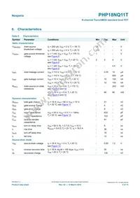 PHP18NQ11T Datasheet Page 5