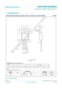 PHP193NQ06T Datasheet Page 9