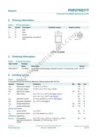PHP27NQ11T Datasheet Page 2