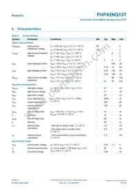 PHP45NQ10T Datasheet Page 5