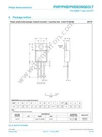 PHP63NQ03LT Datasheet Page 9