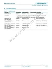 PHP78NQ03LT Datasheet Page 11