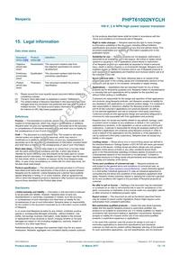 PHPT61002NYCLHX Datasheet Page 13