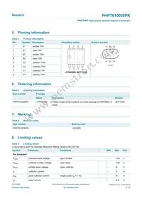 PHPT610030PKX Datasheet Page 2