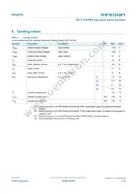 PHPT61010PYX Datasheet Page 3