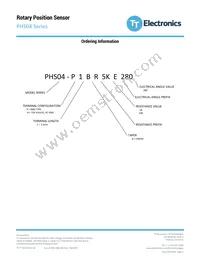 PHS04-P1BR5KE280 Datasheet Page 3