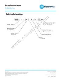 PHS11-1DBR5KE90 Datasheet Page 3