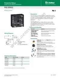 PHS120A20 Datasheet Cover