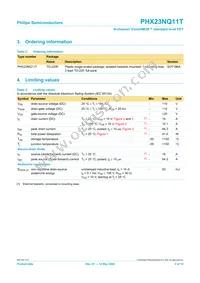 PHX23NQ11T Datasheet Page 2