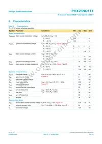 PHX23NQ11T Datasheet Page 5