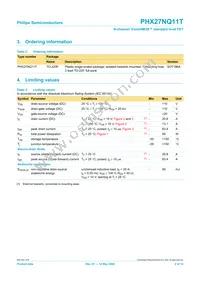 PHX27NQ11T Datasheet Page 2