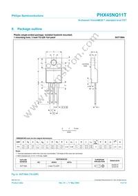 PHX45NQ11T Datasheet Page 9