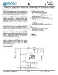 PI2211-00-QAIG Datasheet Cover