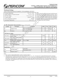 PI2EQX3202BNBE Datasheet Page 4