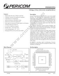 PI2EQX3232AZDE Datasheet Cover