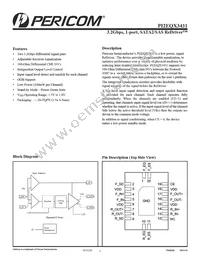 PI2EQX3431ZHEX Datasheet Cover