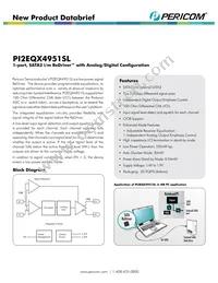 PI2EQX4951SLZDEX Datasheet Cover