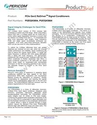 PI2EQX5864CZFEX Datasheet Cover