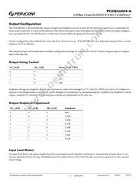 PI2EQX6864-AZFE Datasheet Page 4