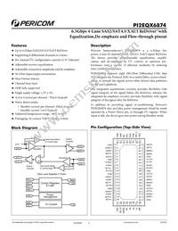 PI2EQX6874ZFEX Datasheet Cover