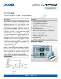PI2EQX862XUAEX Datasheet Cover