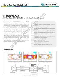 PI2EQX8804ANJEX Datasheet Cover