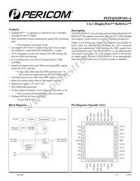 PI2EQXDP101-AZFE Datasheet Cover