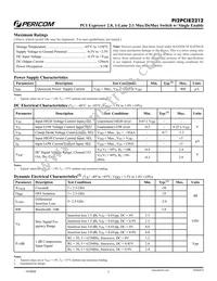 PI2PCIE2212ZHE Datasheet Page 2