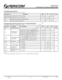 PI2PCIE2442ZHE Datasheet Page 4