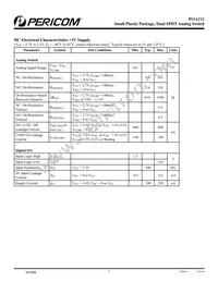 PI3A212ZLEX Datasheet Page 3