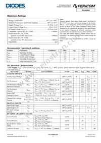 PI3A2268ZMEX Datasheet Page 2