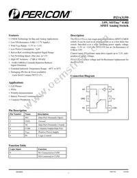 PI3A3159ZCEX Datasheet Cover