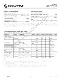 PI3A3159ZCEX Datasheet Page 2