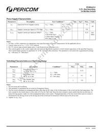 PI3B16211KE Datasheet Page 3