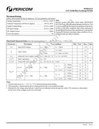 PI3B16213A Datasheet Page 2