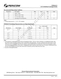 PI3B16213A Datasheet Page 3