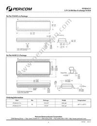 PI3B16213A Datasheet Page 4