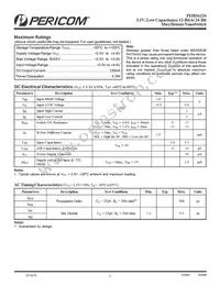 PI3B16226BE Datasheet Page 2