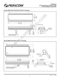 PI3B16232A Datasheet Page 4